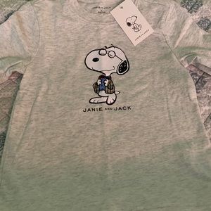 Janie & Jack Long-Sleeve Snoopy Shirt Size 4 (toddler)